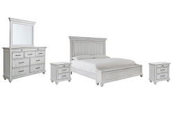                                                  							Kanwyn King Panel Bed with Storage ...
                                                						 