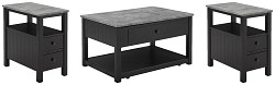                                                 							Ezmonei Coffee Table with 2 End Tab...
                                                						 