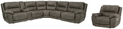                                                  							Cranedall 6-Piece Sectional with Re...
                                                						 
