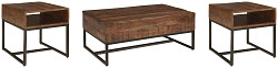                                                  							Hirvanton Coffee Table with 2 End T...
                                                						 