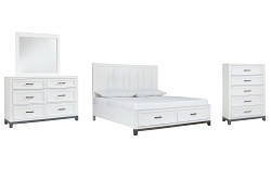                                                  							Brynburg Queen Panel Bed with 2 Sto...
                                                						 