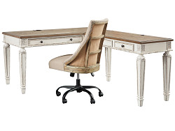                                                  							Realyn Home Office Desk with Chair
                                                						 
