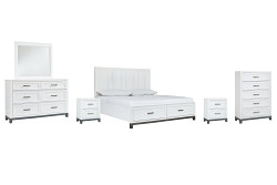                                                  							Brynburg Queen Panel Bed with 2 Sto...
                                                						 