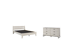                                                  							Socalle Queen Platform Bed with Dre...
                                                						 