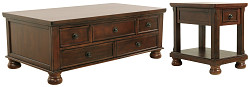                                                  							Porter Coffee Table with 1 End Tabl...
                                                						 