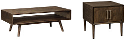                                                  							Kisper Coffee Table with 1 End Tabl...
                                                						 