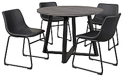                                                  							Centiar Dining Table and 4 Chairs
                                                						 