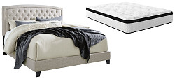                                                  							Jerary Queen Upholstered Bed with M...
                                                						 
