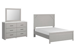 Cottonburg Full Panel Bed with Mirr...