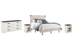                                                  							Shawburn Queen Platform Bed with Dr...
                                                						 