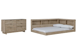                                                  							Oliah Full Bookcase Storage Bed wit...
                                                						 