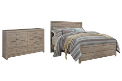                                                  							Culverbach Queen Panel Bed with Dre...
                                                						 