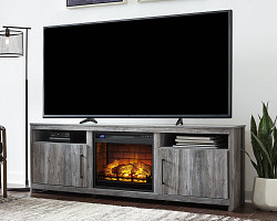                                                  							Baystorm 75" TV Stand with Electric...
                                                						 