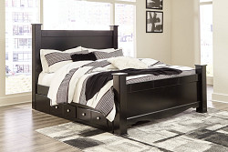 Mirlotown King Poster Bed with Stor...