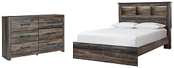                                                  							Drystan Queen Bookcase Bed with Dre...
                                                						 