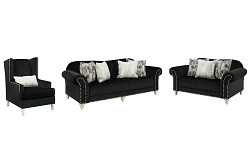                                                  							Harriotte Sofa, Loveseat and Chair
                                                						 