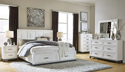                                                  							Brynburg King Panel Bed with 2 Stor...
                                                						 