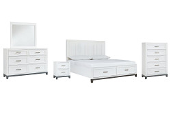                                                  							Brynburg King Panel Bed with 2 Stor...
                                                						 