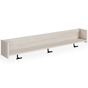 Socalle Wall Mounted Coat Rack w/Shelf