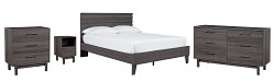                                                  							Brymont Queen Platform Bed with Dre...
                                                						 