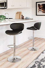                                                  							Pollzen Tall UPH Swivel Barstool(2/...
                                                						 