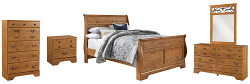                                                  							Bittersweet Queen Sleigh Bed with M...
                                                						 