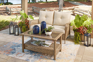Braylee Loveseat w/Table (2/CN)