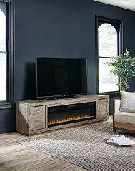                                                  							Krystanza TV Stand with Electric Fi...
                                                						 