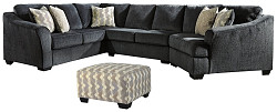                                                  							Eltmann 3-Piece Sectional with Otto...
                                                						 