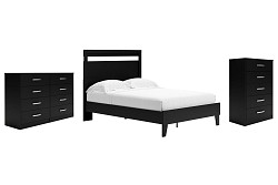                                                  							Finch Full Panel Platform Bed with ...
                                                						 