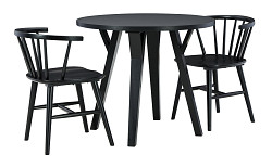                                                  							Otaska Dining Table and 2 Chairs
                                                						 