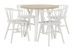                                                 							Grannen Dining Table and 4 Chairs
                                                						 