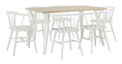                                                  							Grannen Dining Table and 6 Chairs
                                                						 