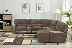                                                  							Dunbarton 6-Piece Reclining Section...
                                                						 