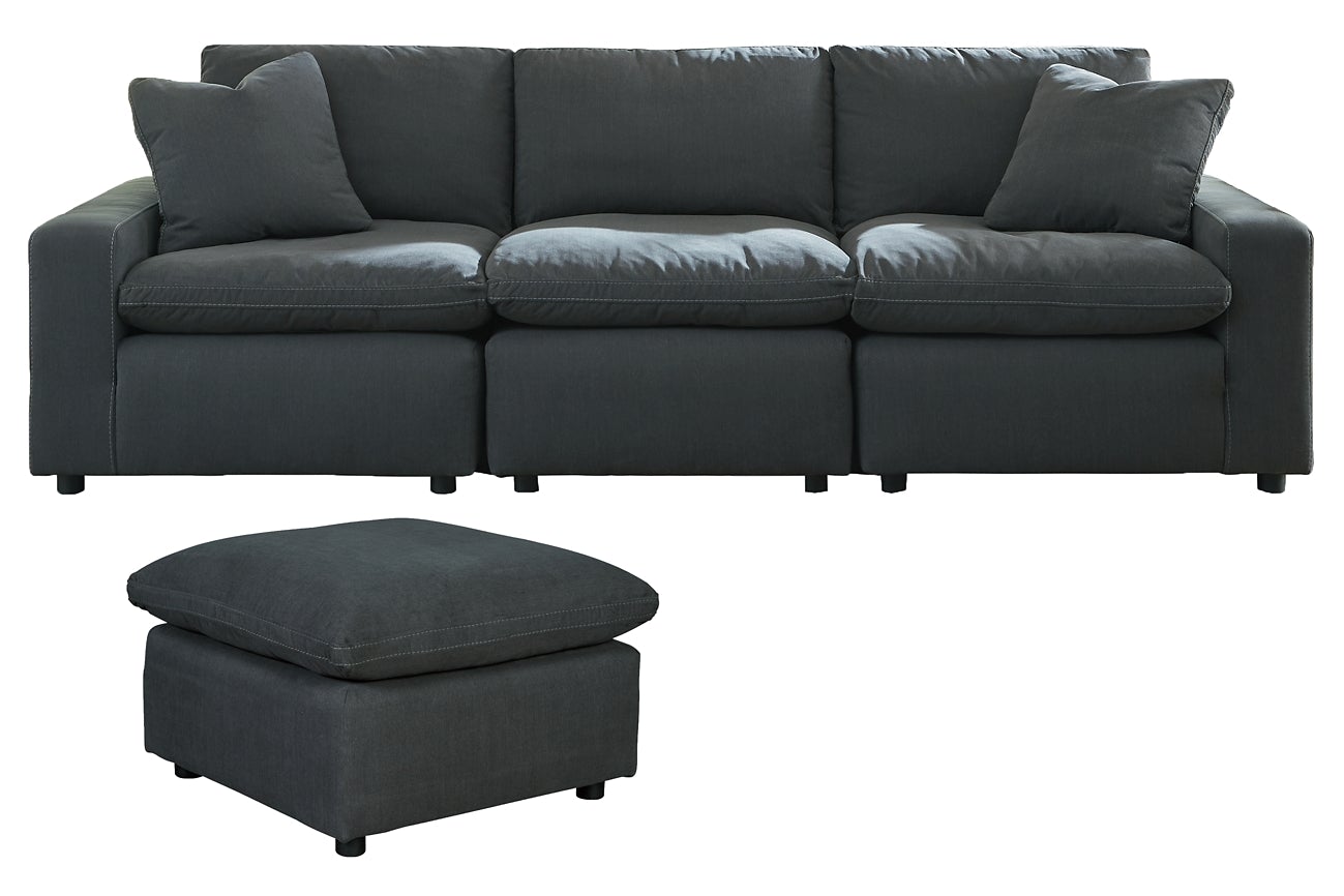 Savesto 4Piece Sectional with Ottoman Affordable Rent To Own