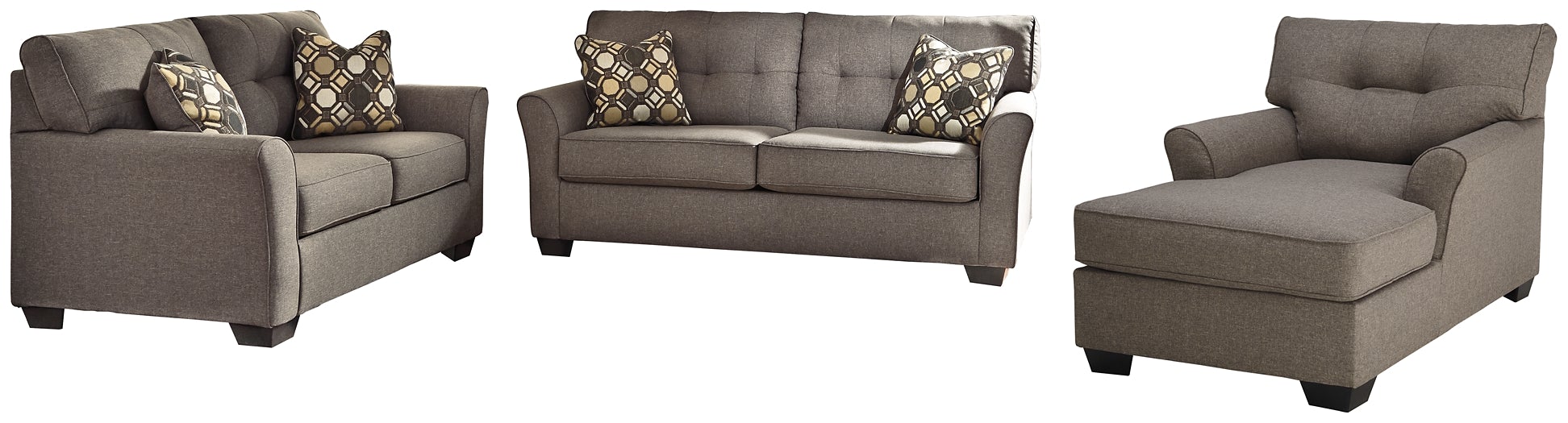 Tibbee Sofa, Loveseat and Chaise Affordable Rent To Own