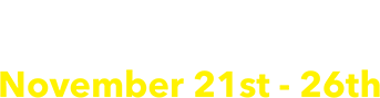 Black Friday Week! November 21st - 26th
