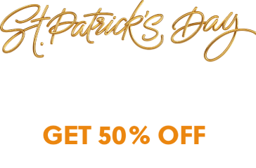 St. Patrick's Day Sale! Get 50% off your first month!