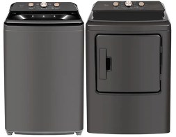 Midea Grey Washer Dryer Set