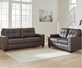 Barlin Mills Brown Sofa Love