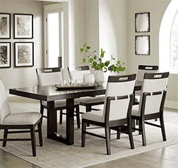 Neymorton Grey/Black Dining Set